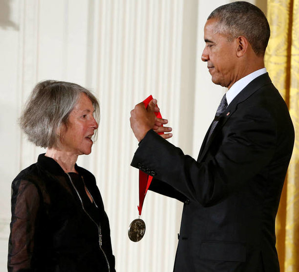 file-photo-u-s-president-barack-obama-awards-the-2015-national-humanities-medal-to-poet-louise-gluck-at-the-white-house-in-washington-u-s-september-22-2016-reuters-gary-cameron-file-photo